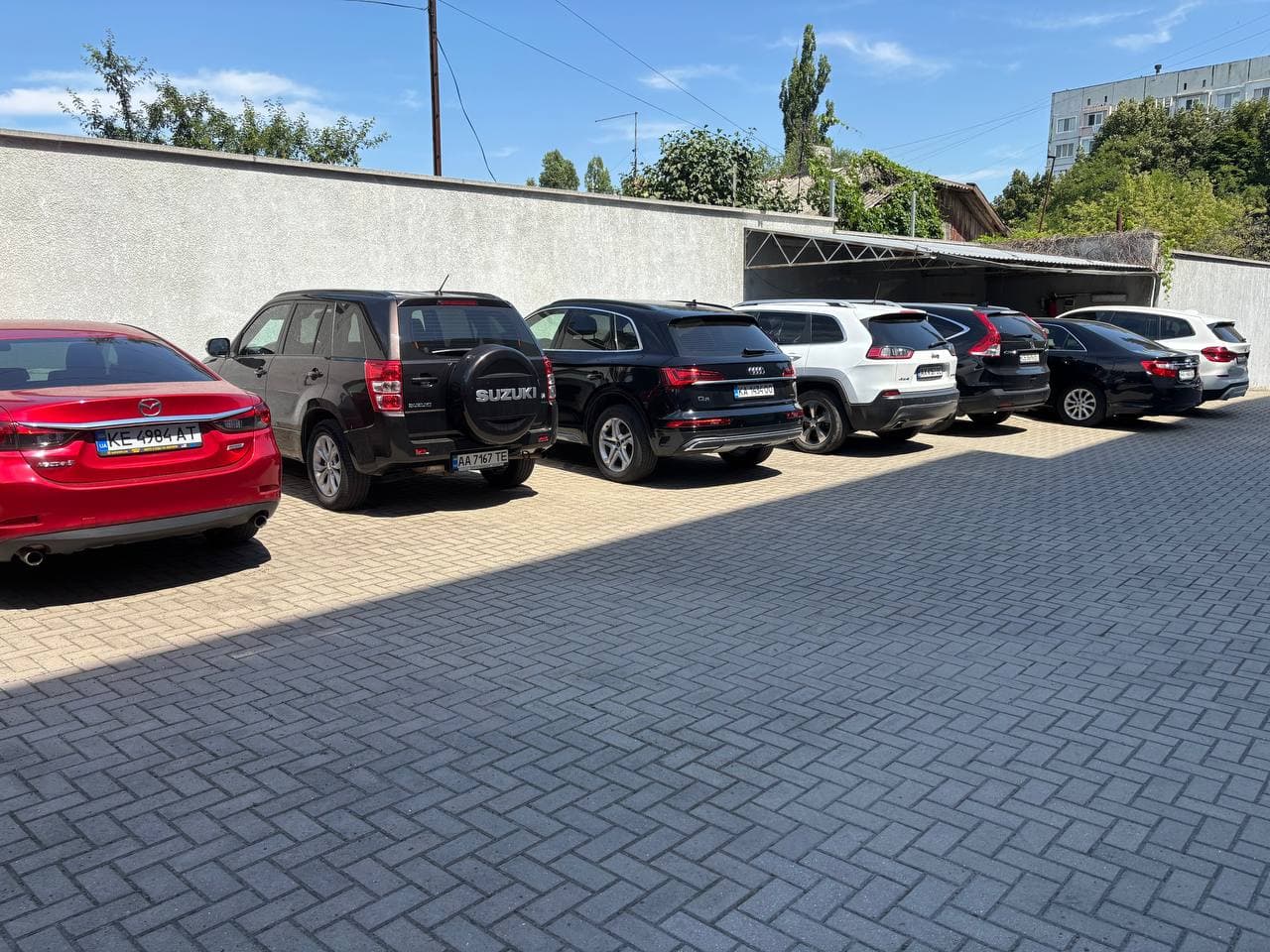 Parking security area